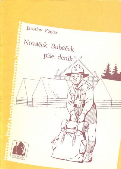 Obálka knihy Nováček Bubáček píše deník
