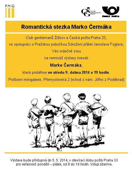 Pozvánka na akci: Výstava Romantická stezka Marko Čermáka