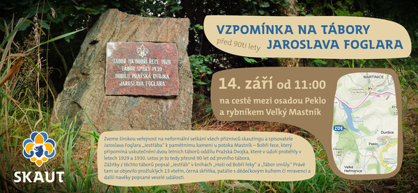Pozvánka na akci: Setkání u pamětního kamene na Mastníku