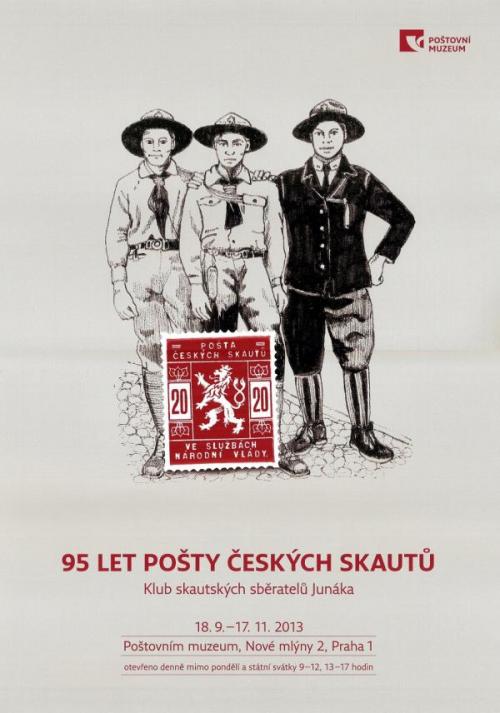 Pozvánka na akci: Výstava 95 let pošty českých skautů