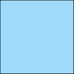 24. bobřík – světle modrá barva